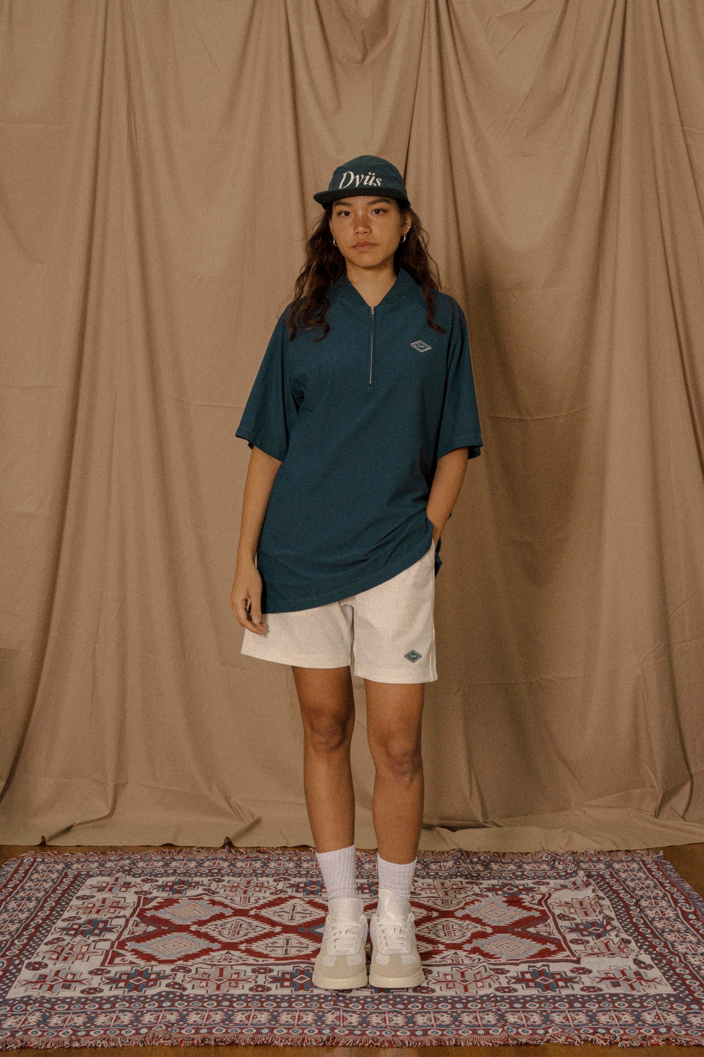 Quarter Zip Polo Shirt