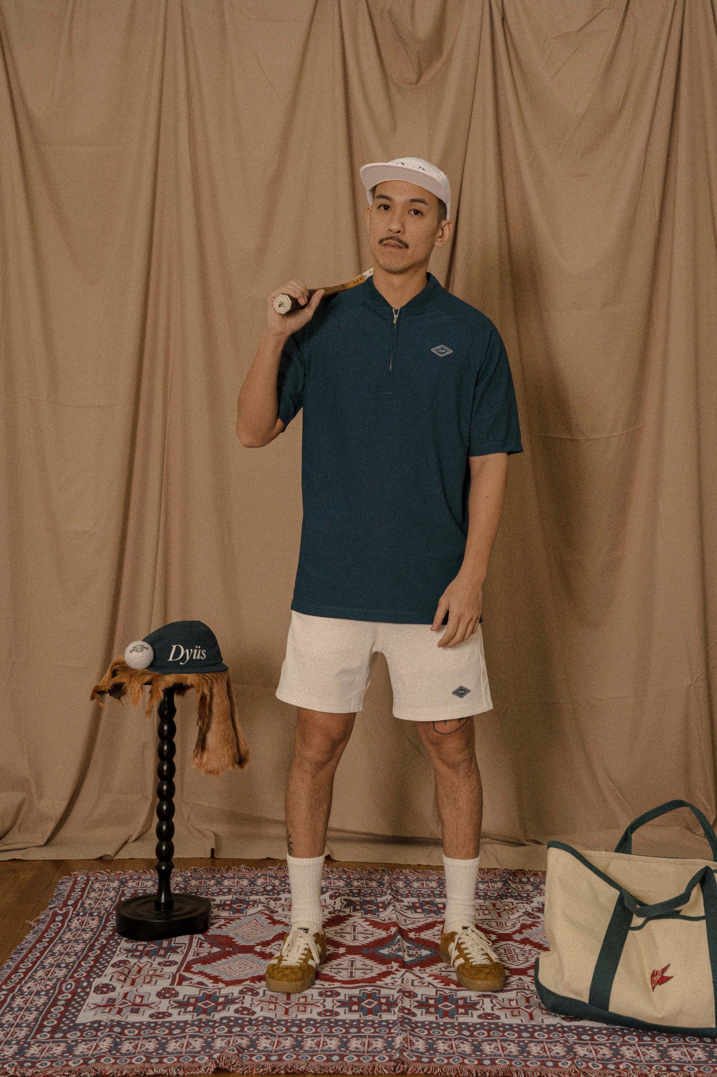 Quarter Zip Polo Shirt