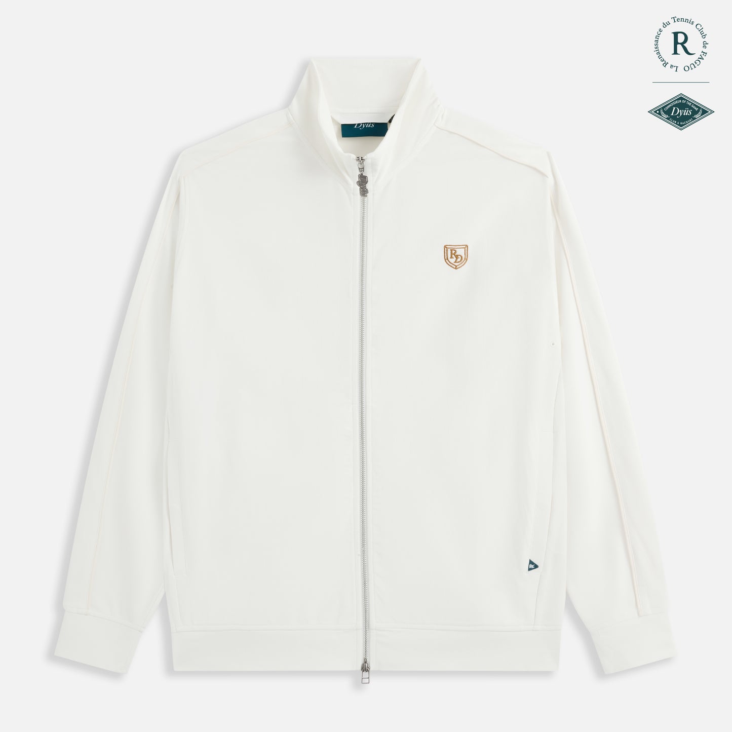 Embroidery Knit Track Top