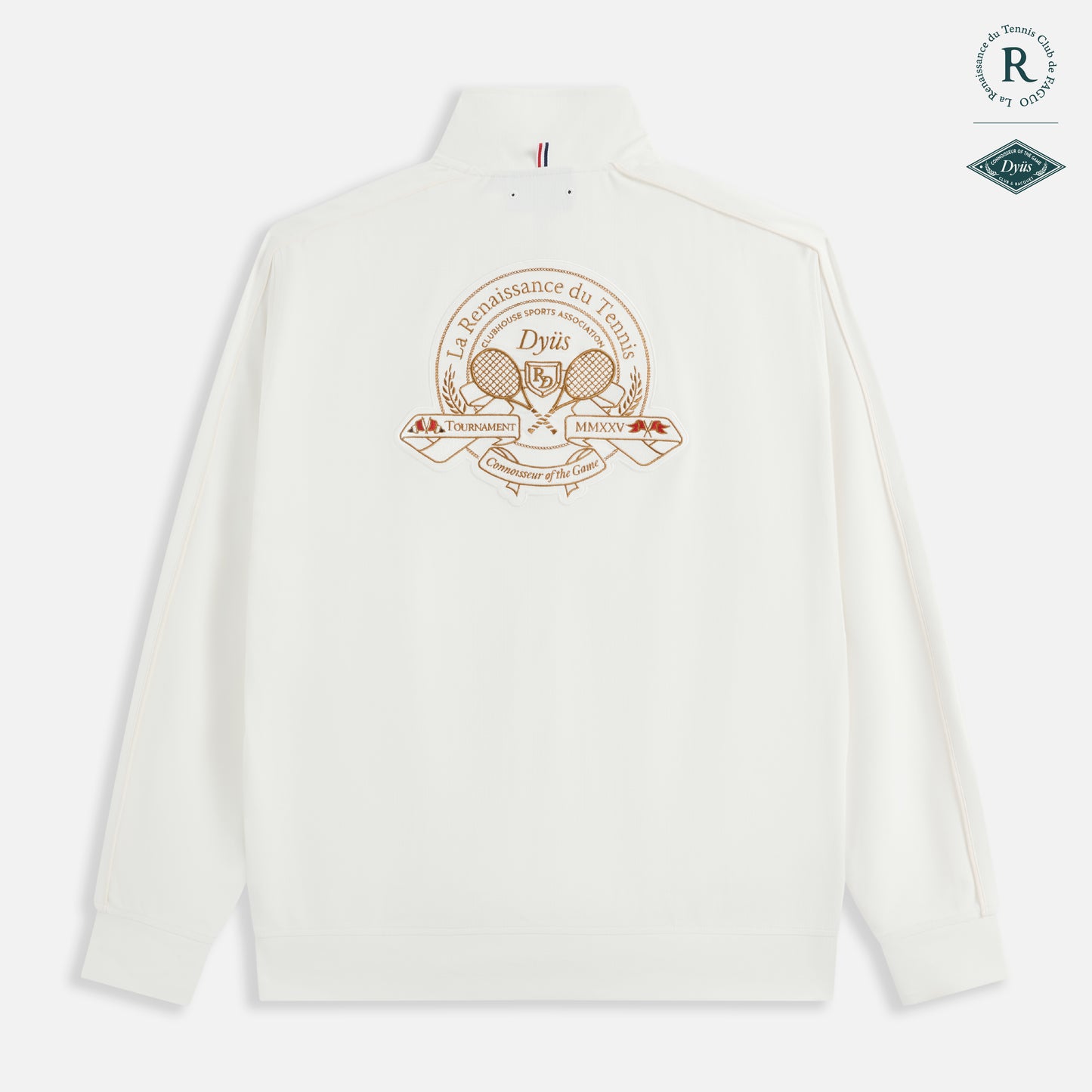 Embroidery Knit Track Top