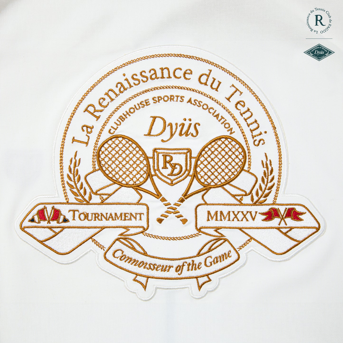 Embroidery Knit Track Top