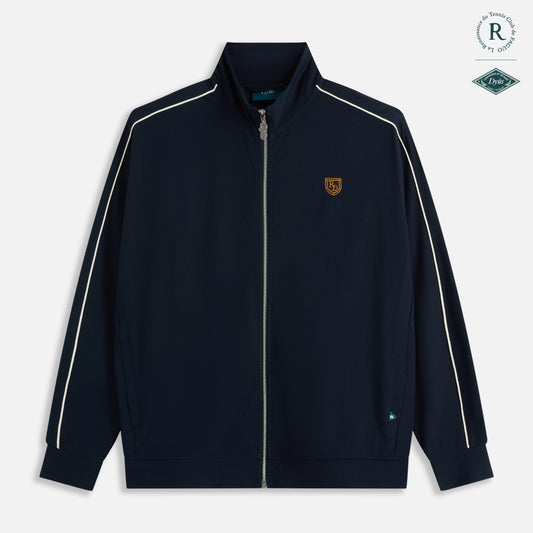 Embroidery Knit Track Top