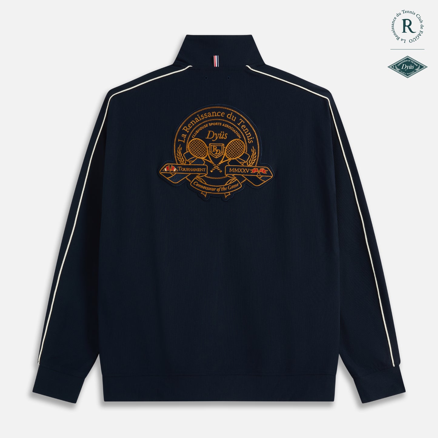 Embroidery Knit Track Top