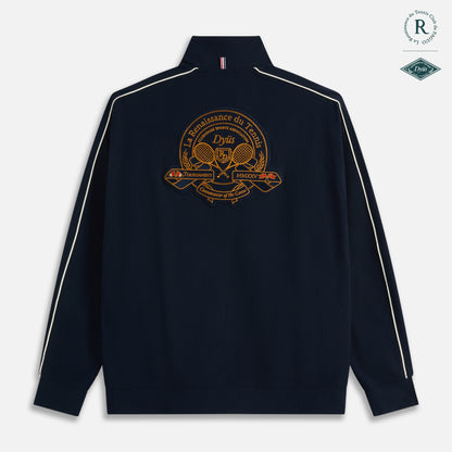 Embroidery Knit Track Top