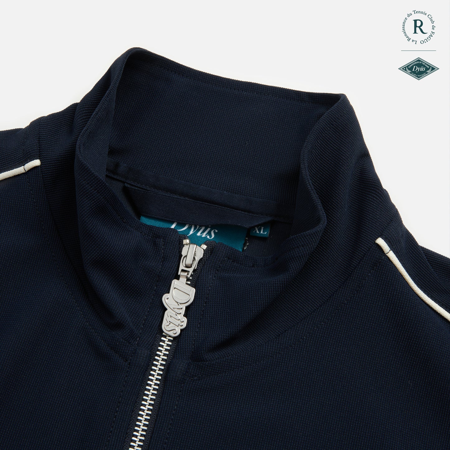 Embroidery Knit Track Top