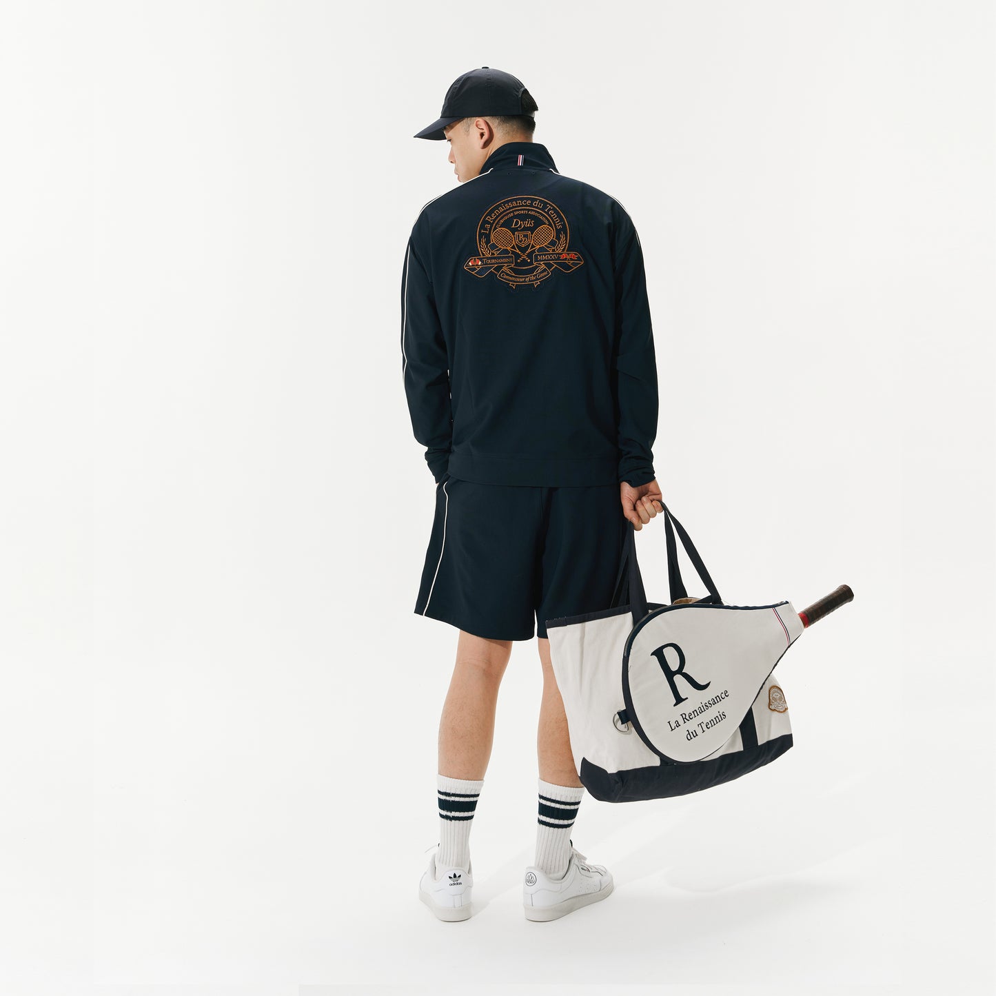 Embroidery Knit Track Top