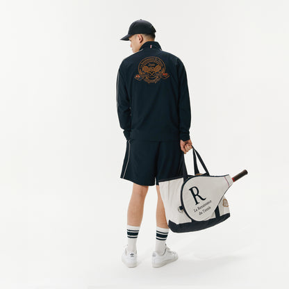 Embroidery Knit Track Top