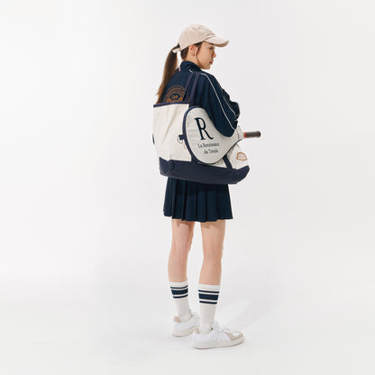 Embroidery Knit Track Top