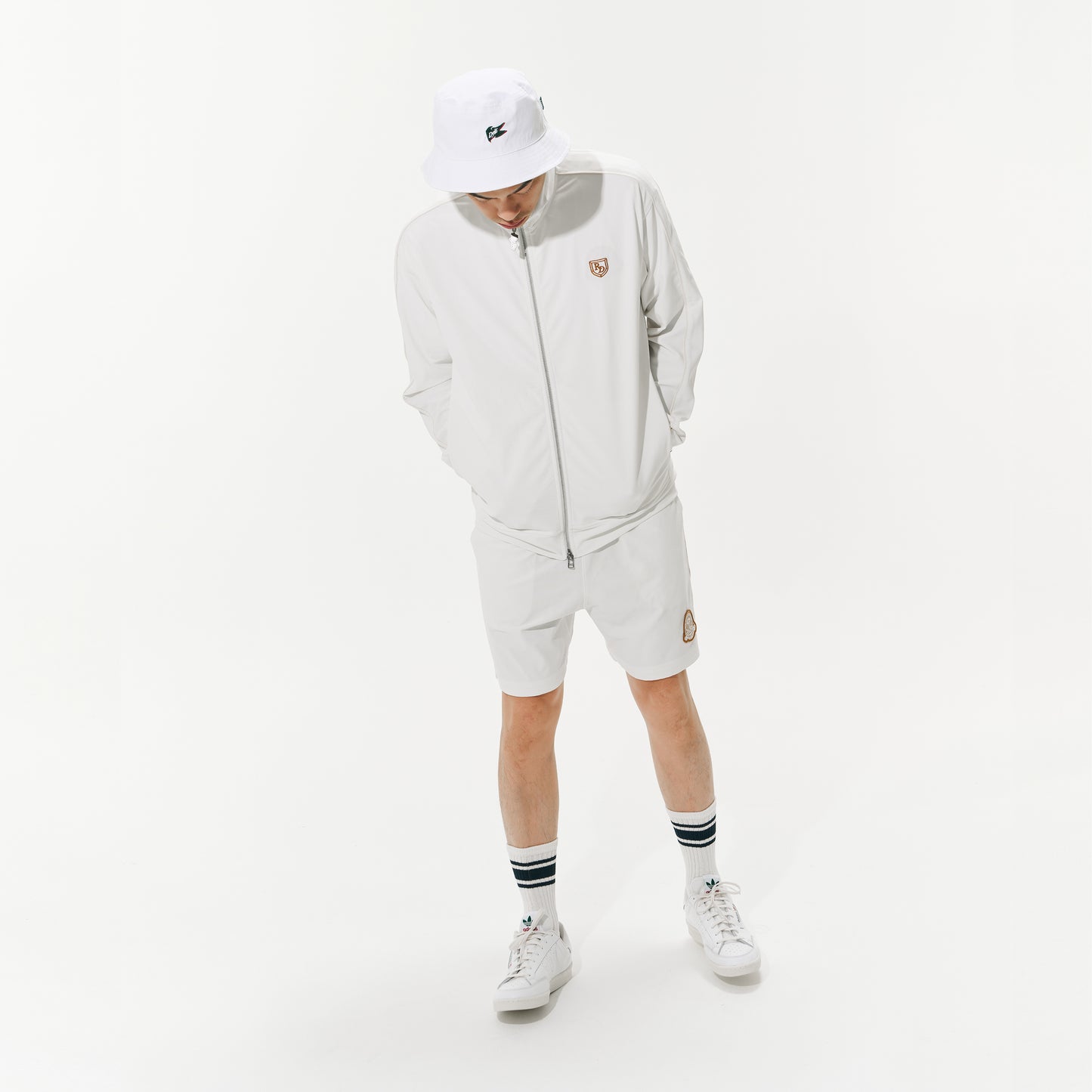 Embroidery Knit Track Top