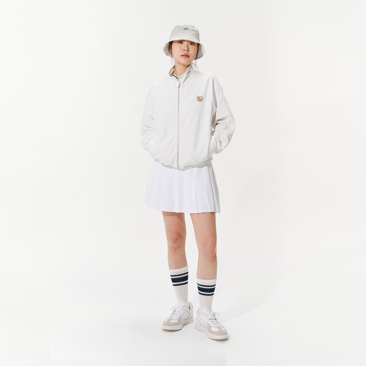 Embroidery Knit Track Top