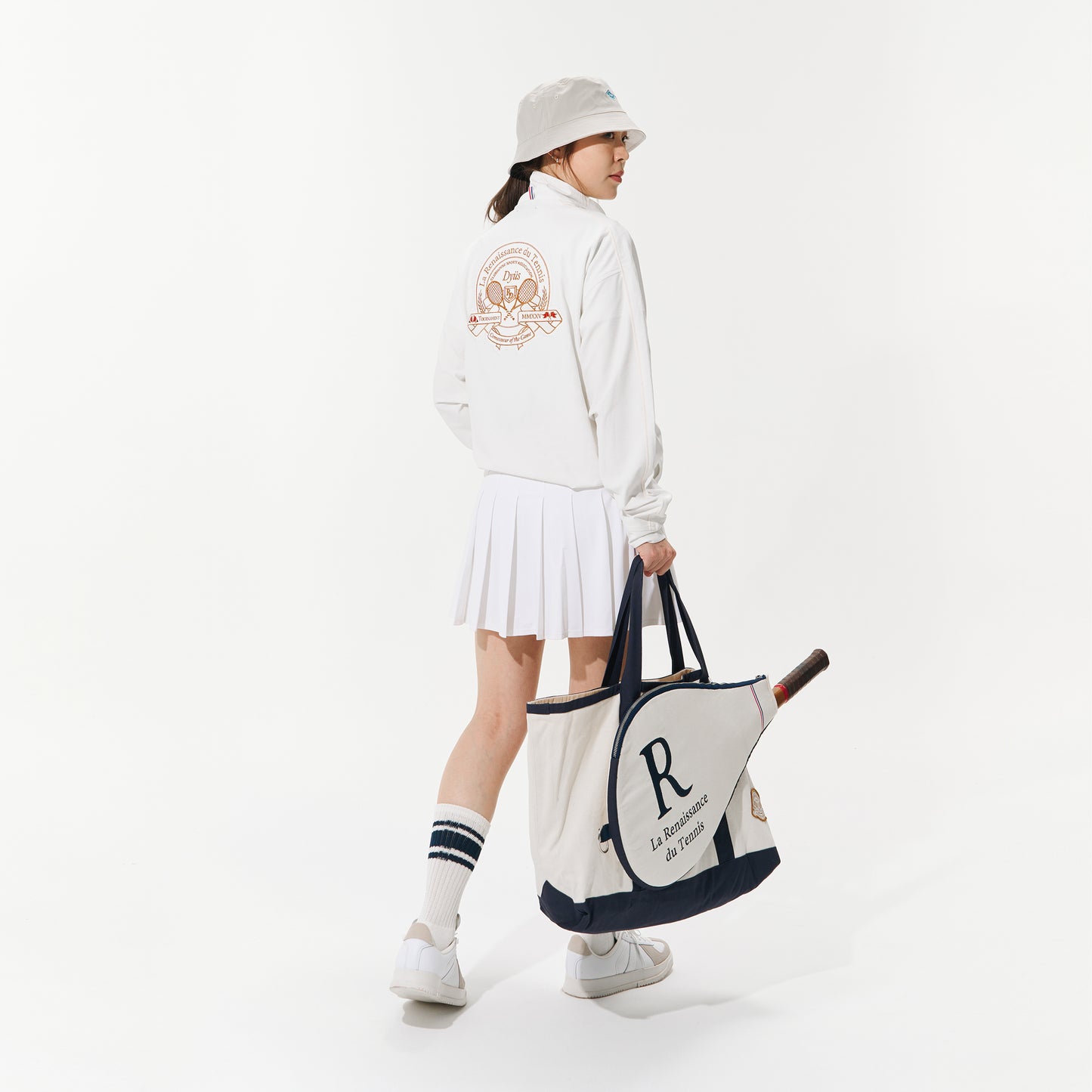 Embroidery Knit Track Top
