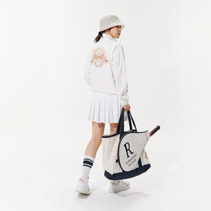 Embroidery Knit Track Top