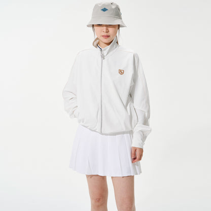 Embroidery Knit Track Top